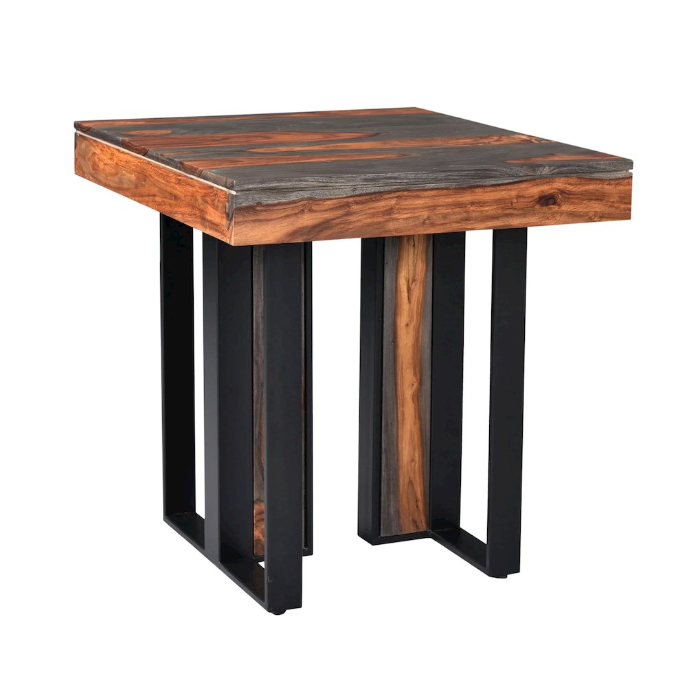 Summit 26" End Table in Capri Sheesham. Picture 2