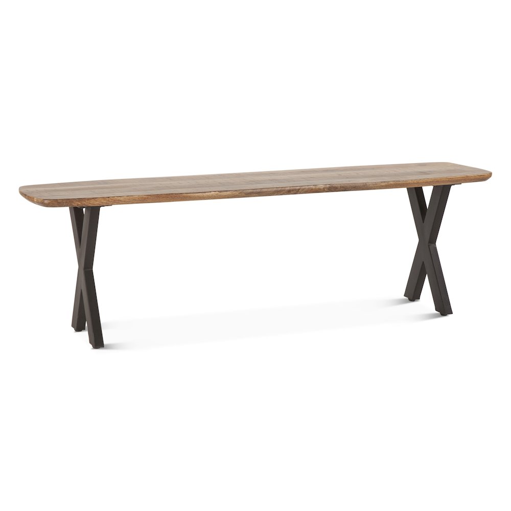 Santa Margherita 60" Bench with Natural Finish. Picture 1