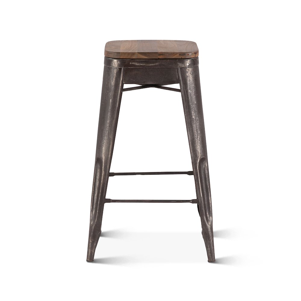 Rustic Revival 12" Barstool. Picture 1