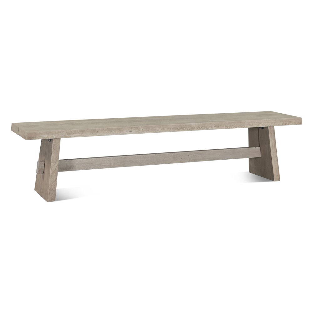 Acadia 79" Dining Bench in Oat. Picture 2