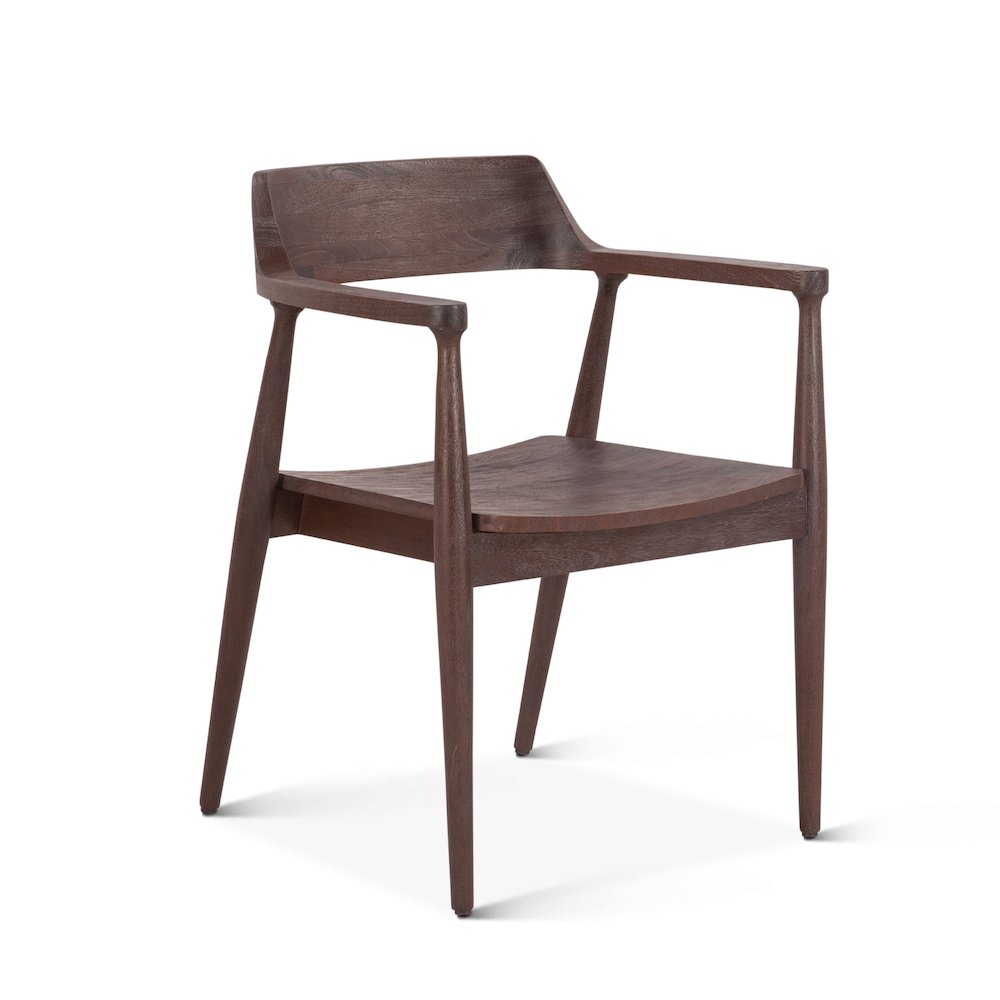 Oxford Dining Chair With Walnut Finish. Picture 1