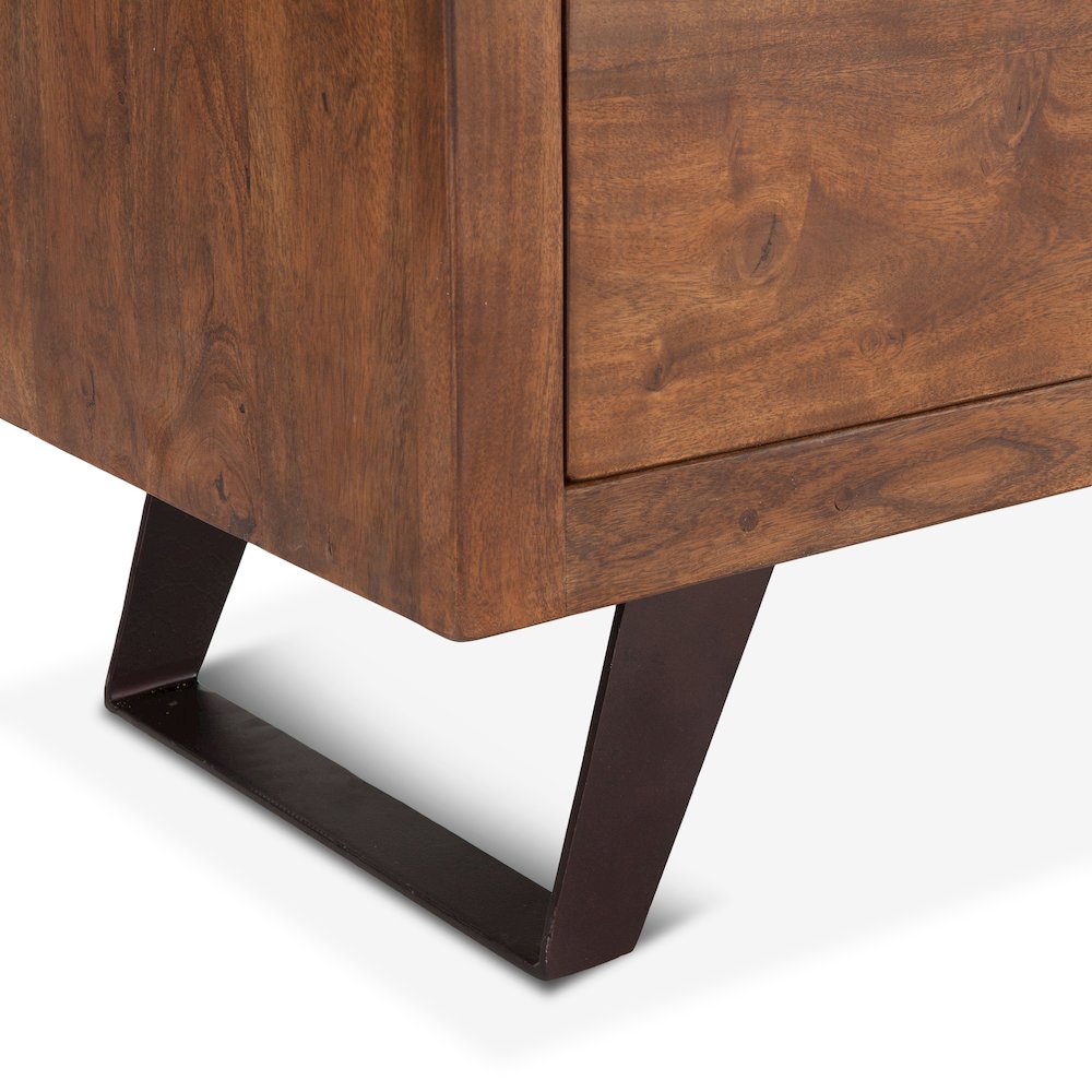Nottingham 71-Inch Acacia Wood Dresser in Walnut Finish. Picture 13