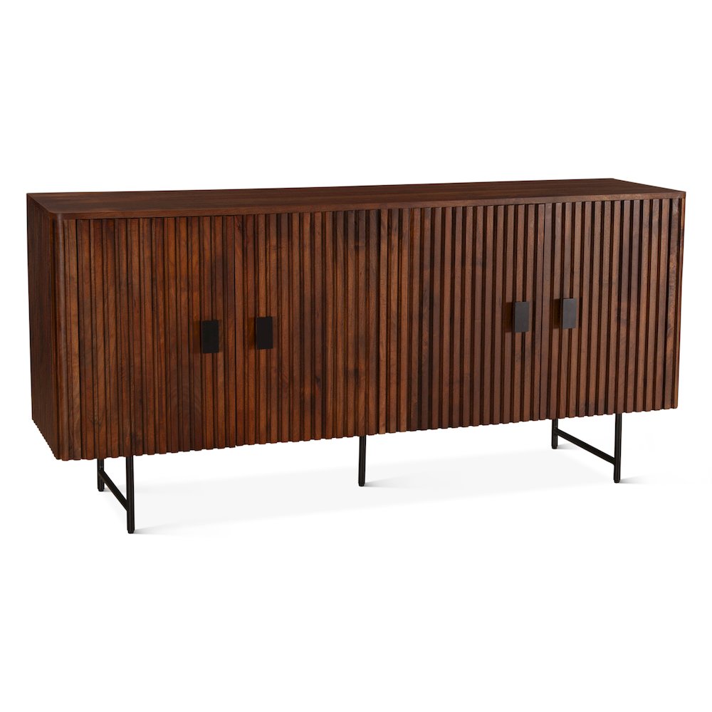 Halden 67" Sideboard Pecan Brown. Picture 1