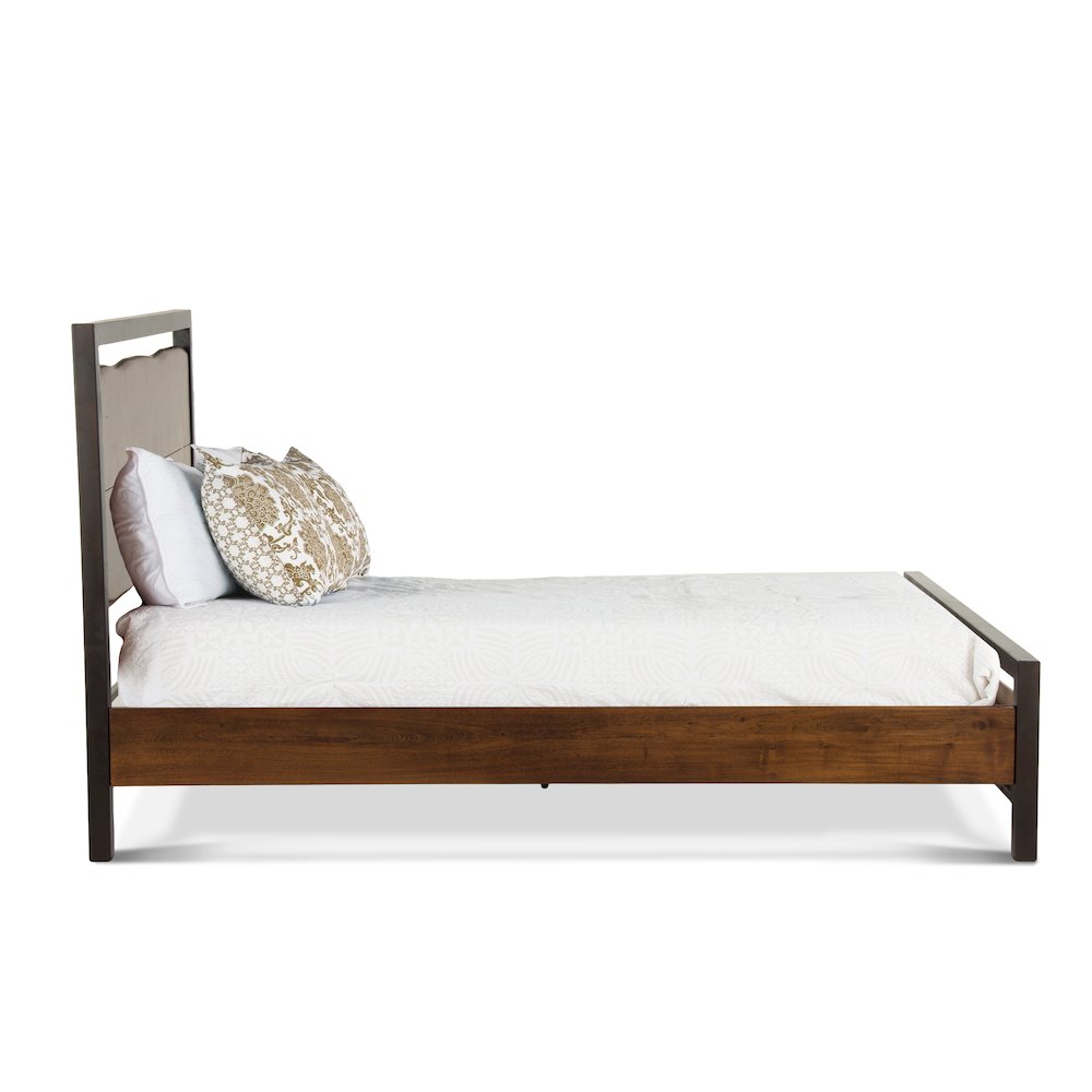 Glenwood Acacia Wood Queen Bed in Walnut Finish. Picture 6