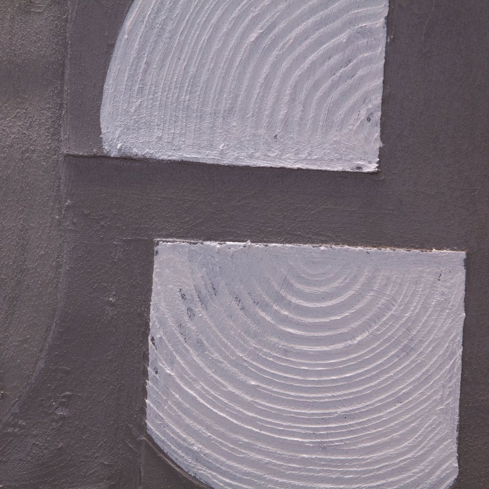 Fragmented Harmony Hand Painted Framed Diptych. Picture 2