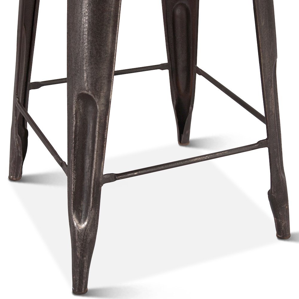 Rustic Revival 12" Barstool. Picture 4