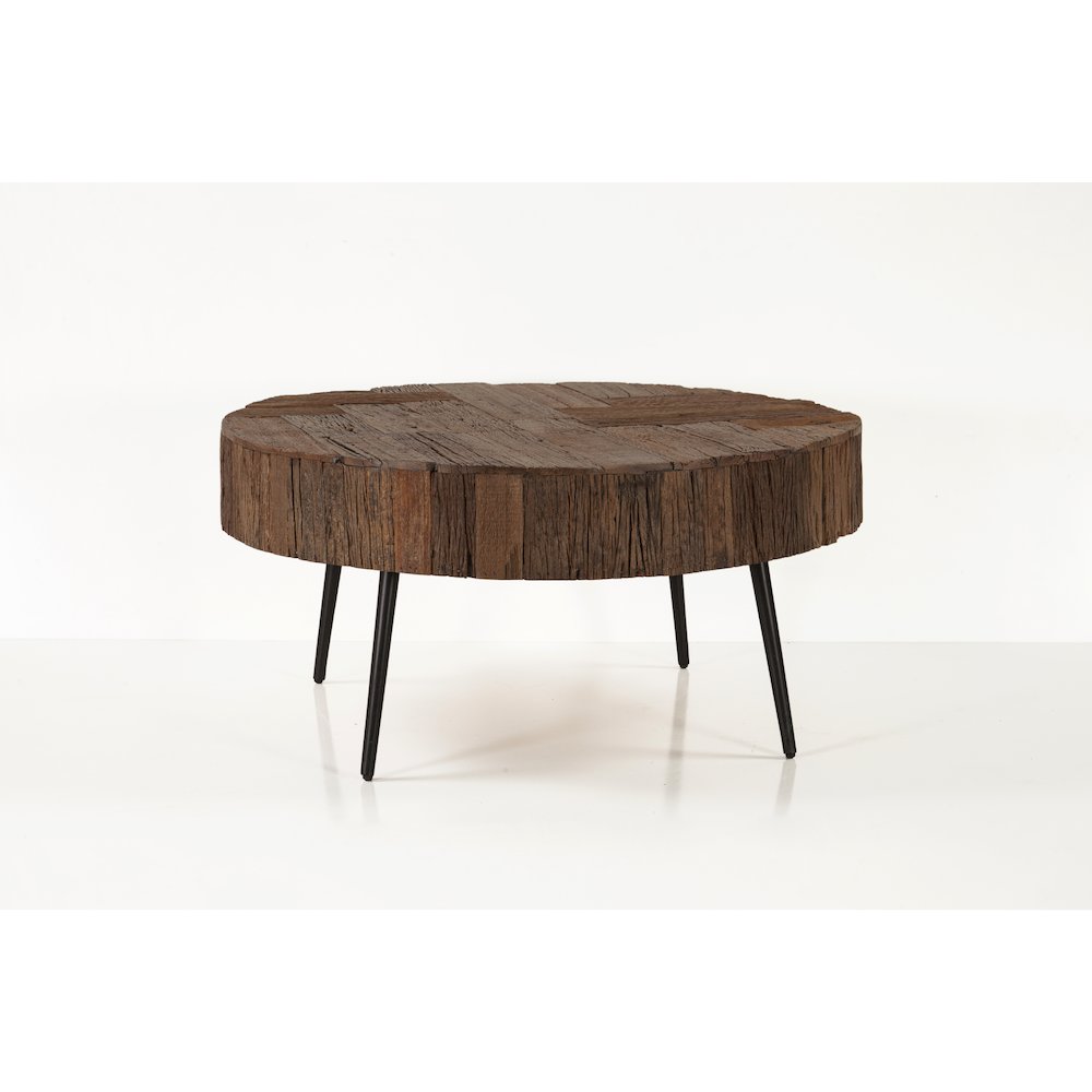 Palm Desert Modern Reclaimed Wood Coffee Table. Picture 7