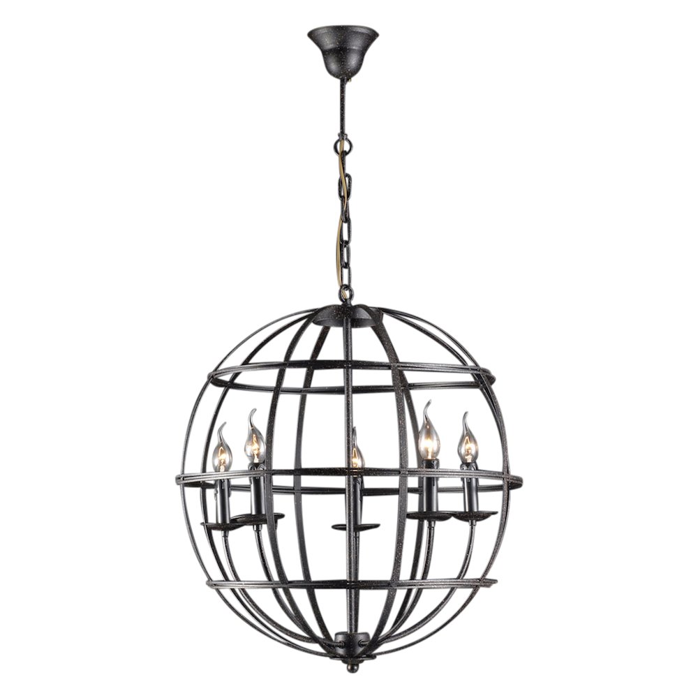 Heritage Rustic Globe Pendant - Medium. Picture 1