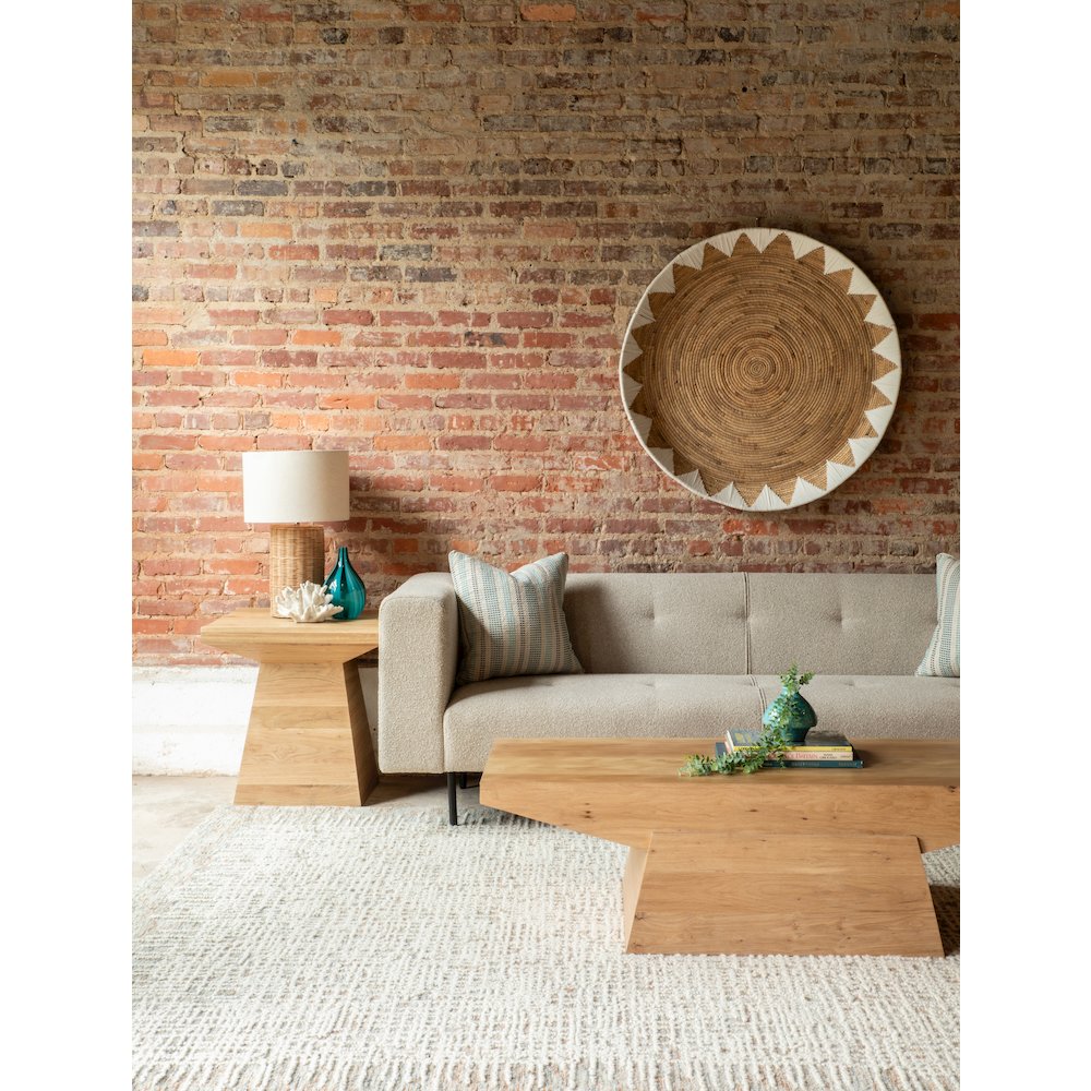 Incus 24" Side Table in Natural Oak. Picture 6