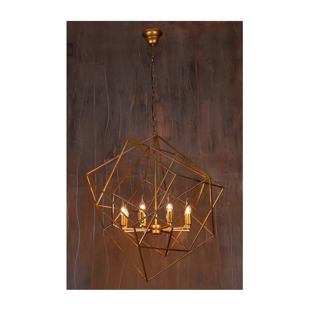Heritage Geometric Pendant with 8 Lights. Picture 2