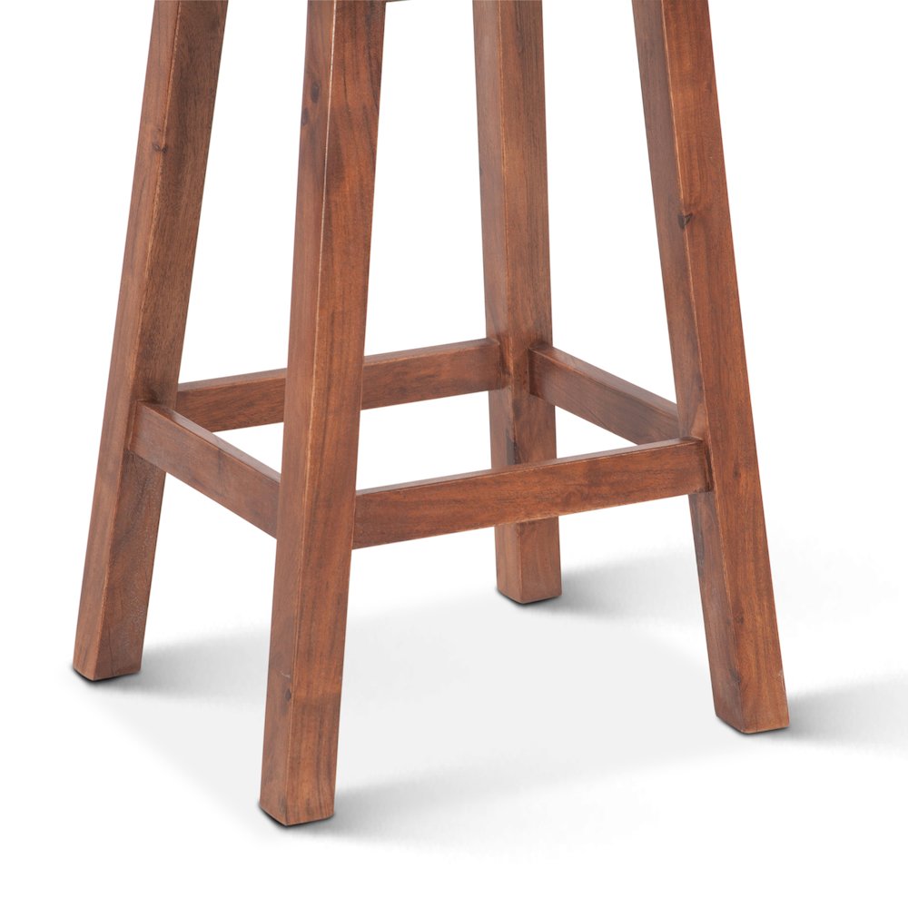 Stavanger Counter Stool in Cinnamon Brown Finish. Picture 3