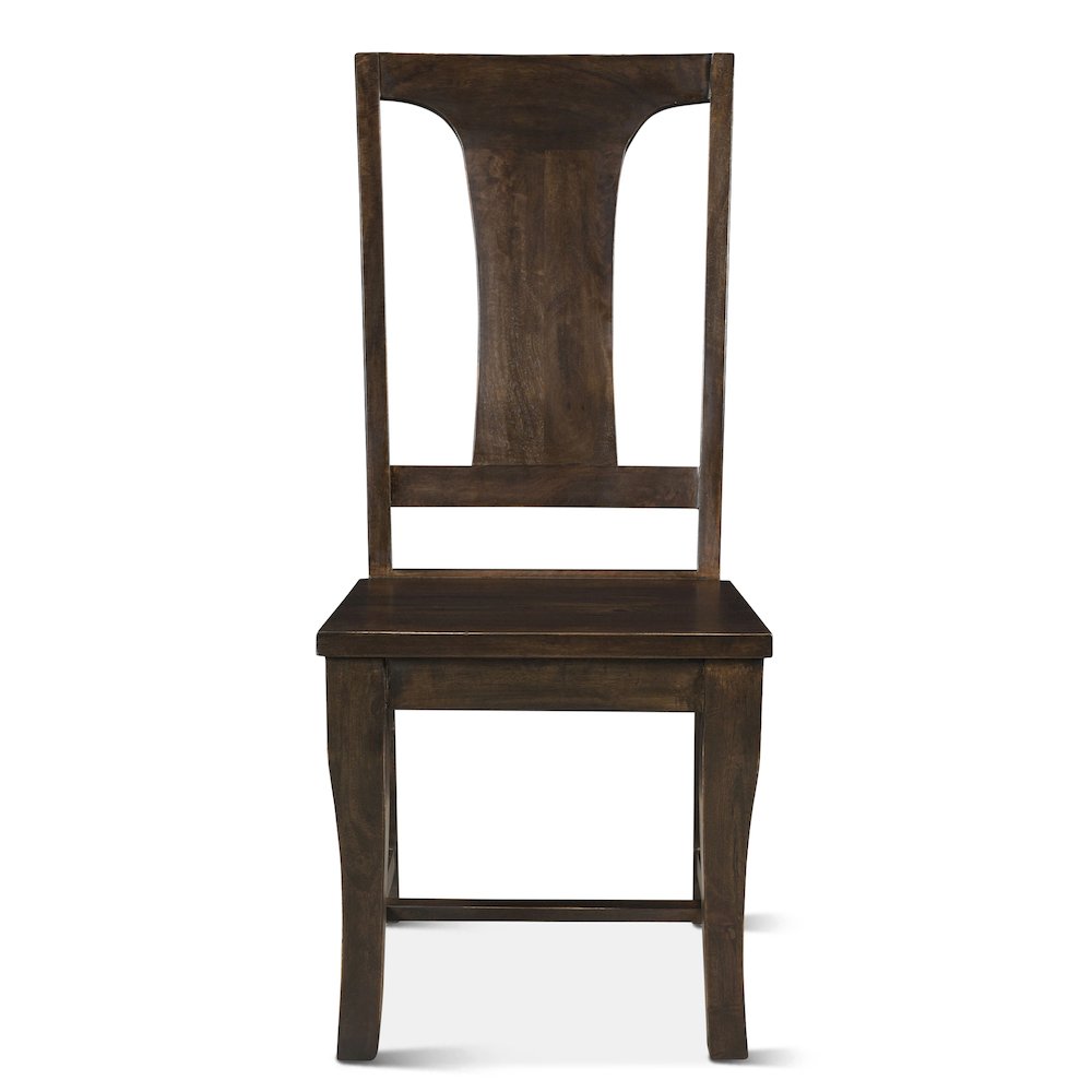 Toulon Dining Chair in Vintage Brown Finish. Picture 1