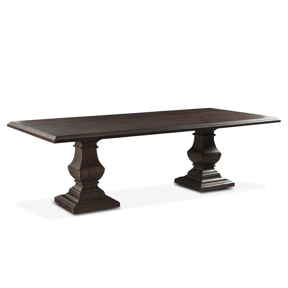 Toulon 98" Dining Table in Vintage Brown Finish. Picture 2
