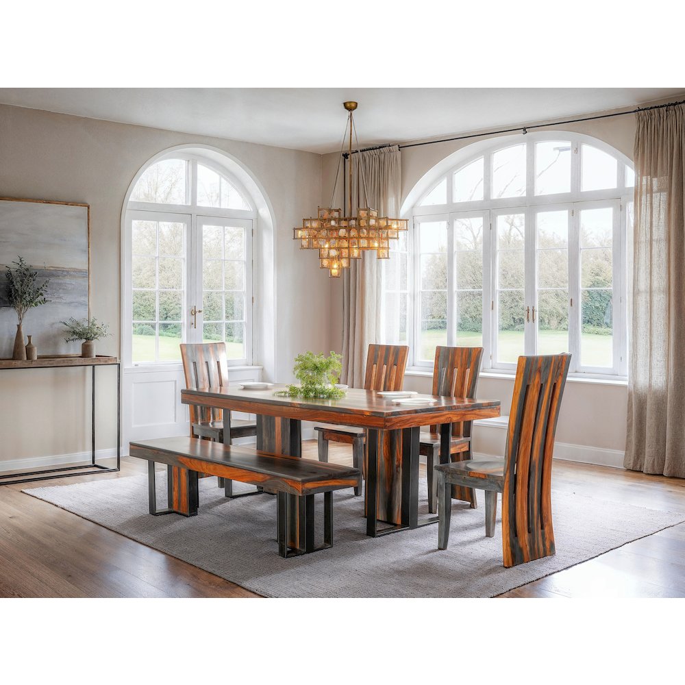 Summit Dining Chair in Capri Sheesham. Picture 3