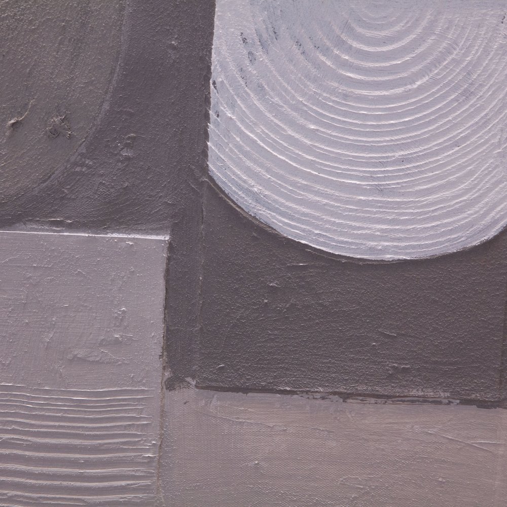Fragmented Harmony Hand Painted Framed Diptych. Picture 3