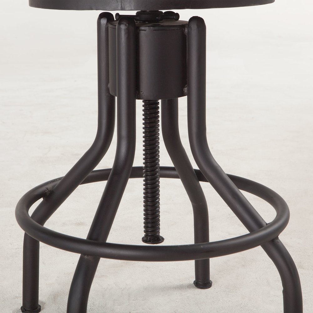 Artezia Acacia Wood Adjustable Bar Stools, Set of 2. Picture 5