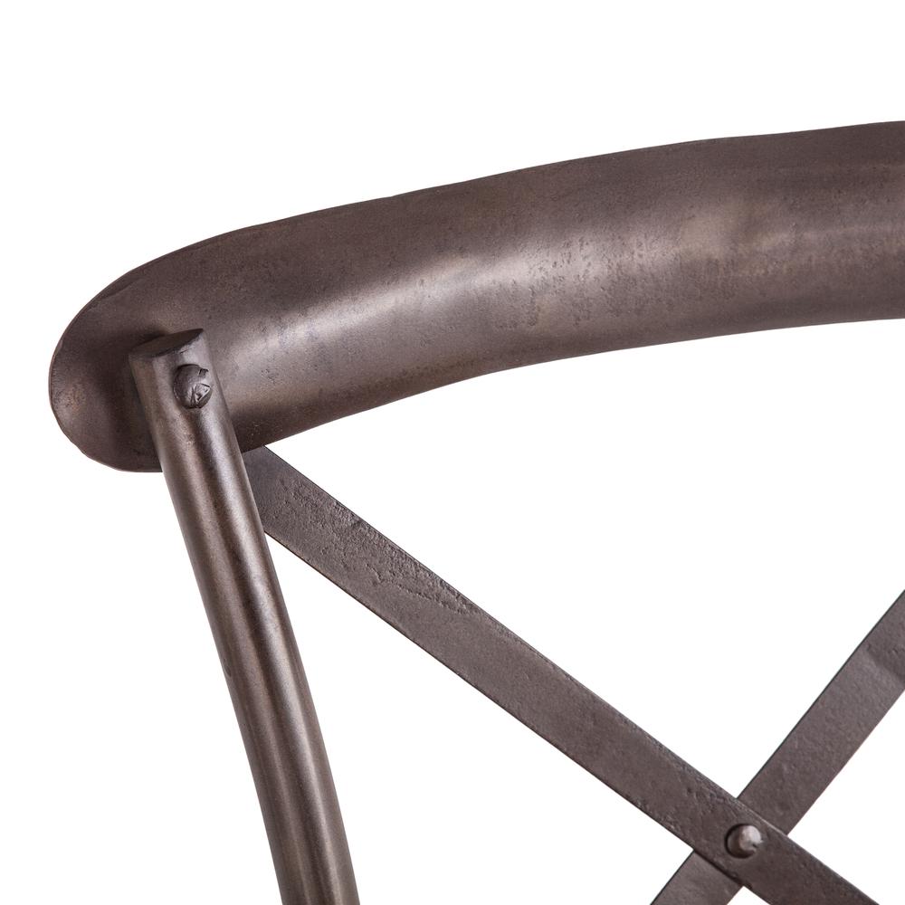 Anderson Reclaimed Iron Dining Chair. Picture 3