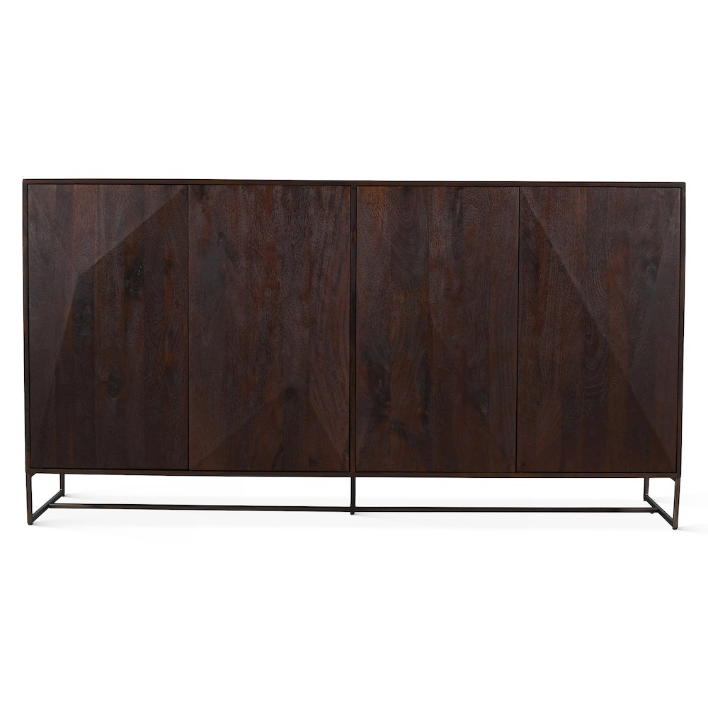 Oxford 76" Sideboard with Walnut Finish. Picture 5