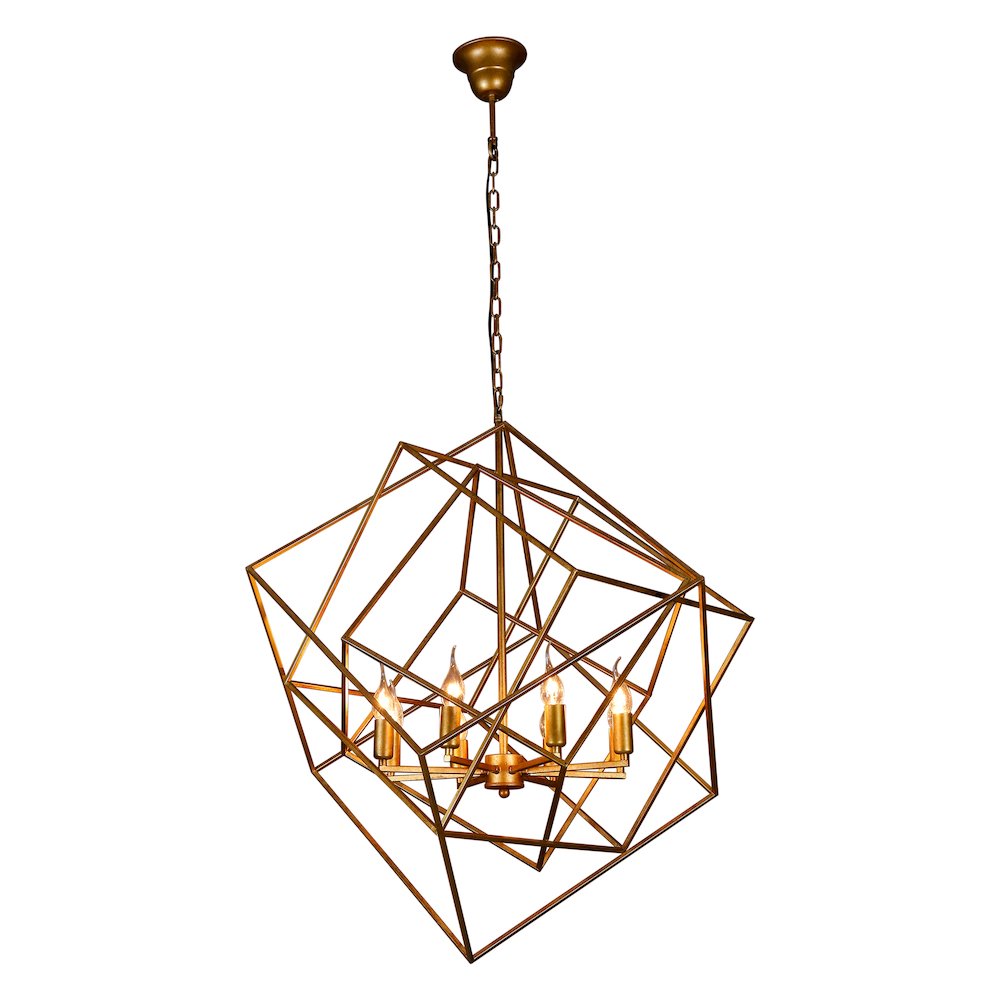 Heritage Geometric Pendant with 8 Lights. Picture 1