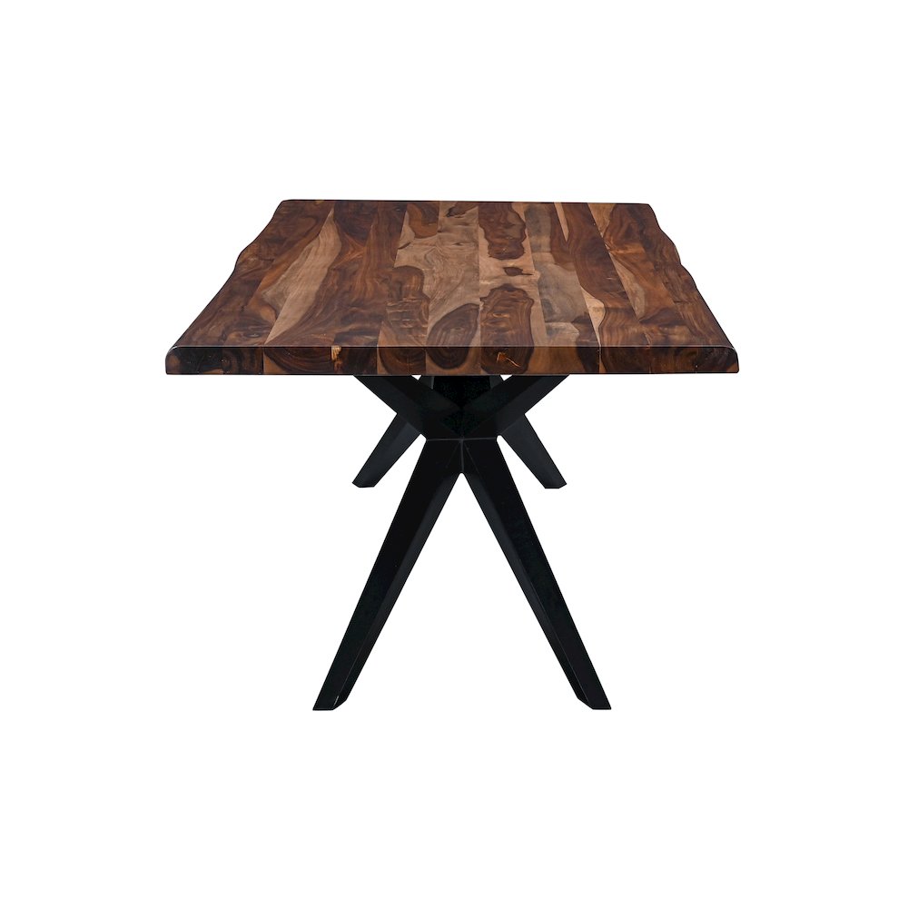 Rosewood 72" Dining Table in Natural Sheesham. Picture 6