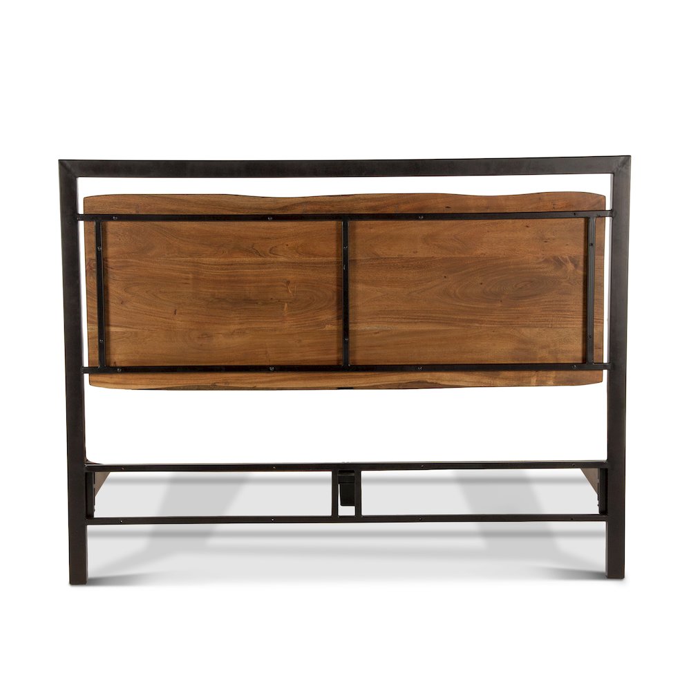 Glenwood Acacia Wood Queen Bed in Walnut Finish. Picture 9