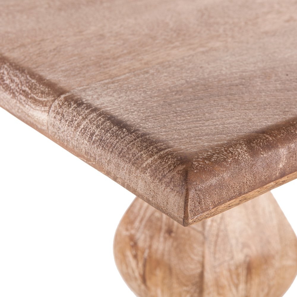 Pengrove 72" Dining Bench in Antique Oak Finish. Picture 2
