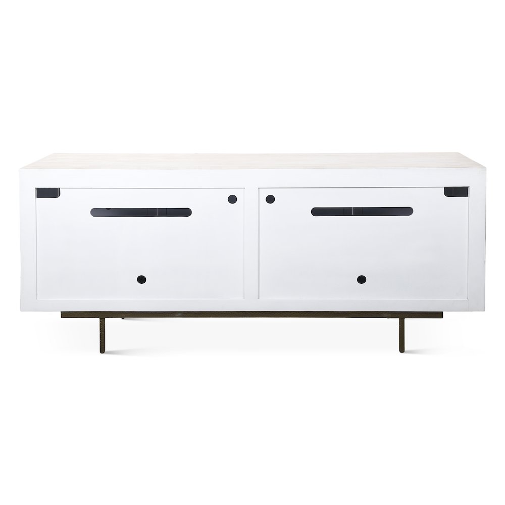 Alexandria 72" Sideboard with Bone, Horn, Wood Inlay on Metal Base. Picture 10