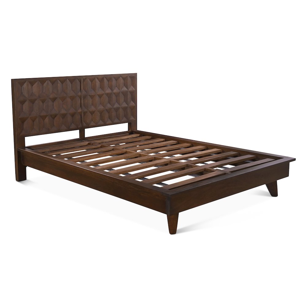 Lisbon King Bed in Royal Brown. Picture 2