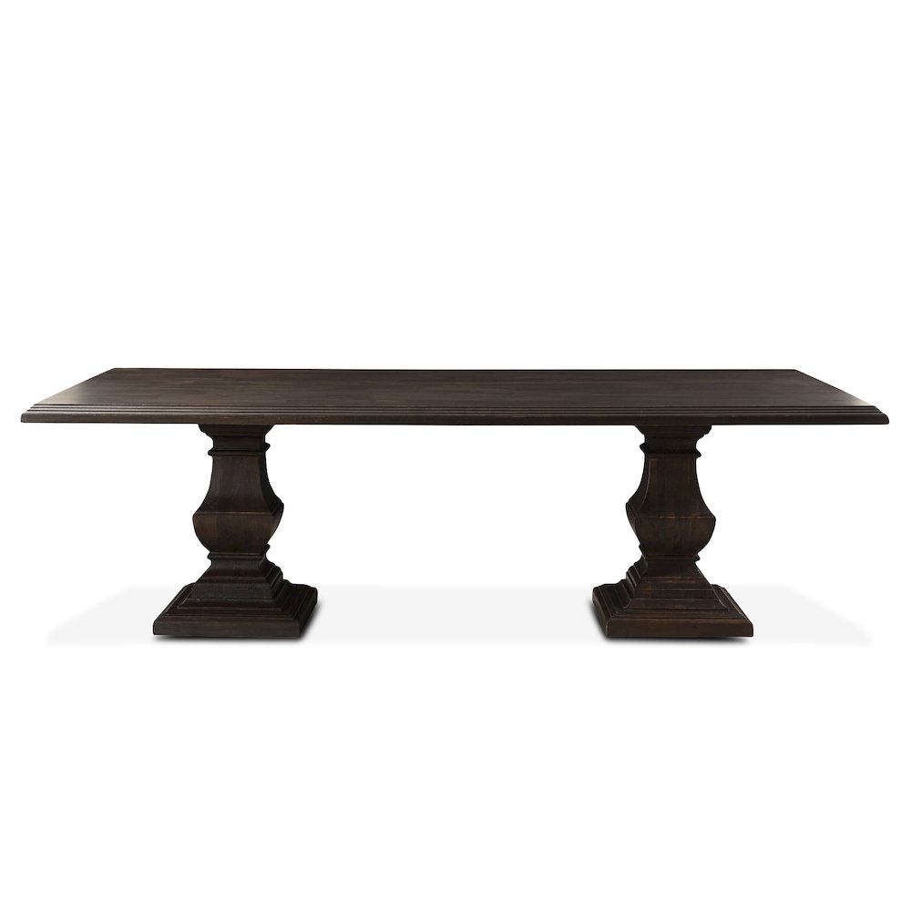 Toulon 98" Dining Table in Vintage Brown Finish. Picture 1