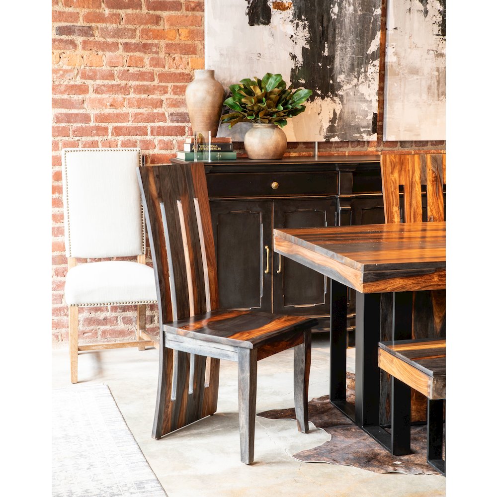 Summit Dining Chair in Capri Sheesham. Picture 2