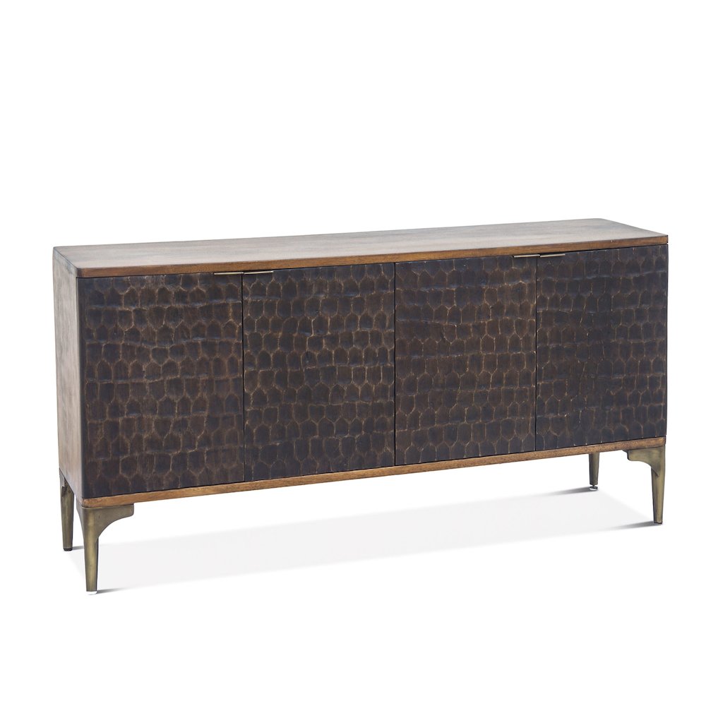 Vallarta 66" Sideboard in Mango Wood with Two Tone Finish. Picture 7