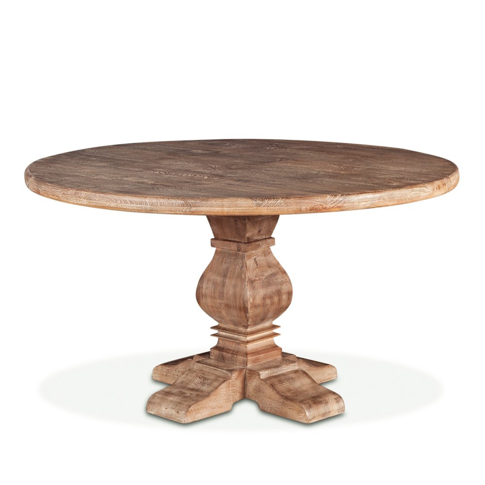 Pengrove 48" Round Dining Table in Antique Oak Finish. Picture 1