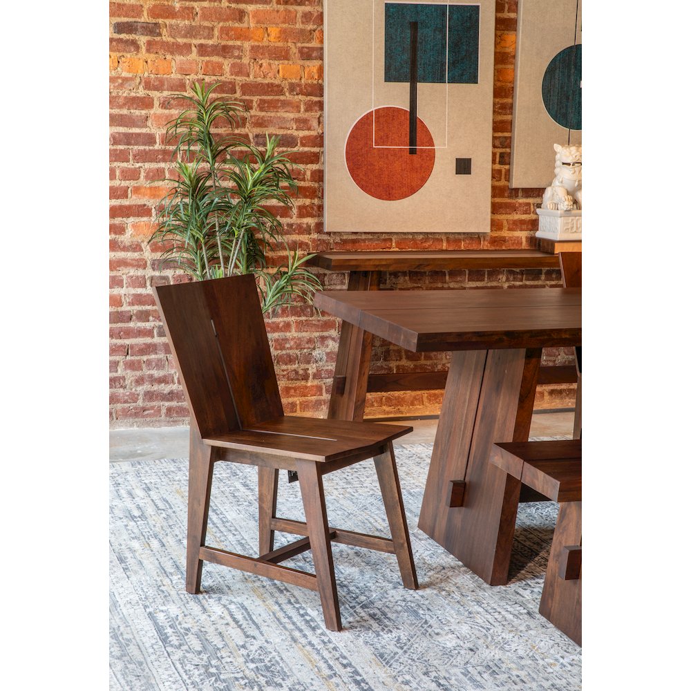 Acadia Dining Chair in Coffee Bean. Picture 8