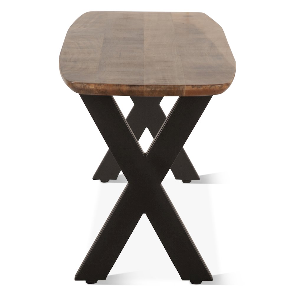 Santa Margherita 60" Bench with Natural Finish. Picture 5
