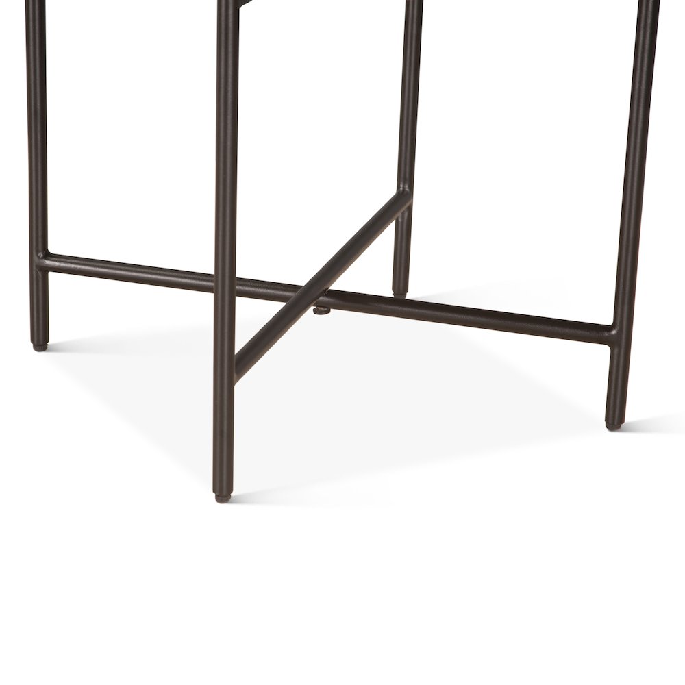 Halden Nesting Tray Tables in Matte Black. Picture 4
