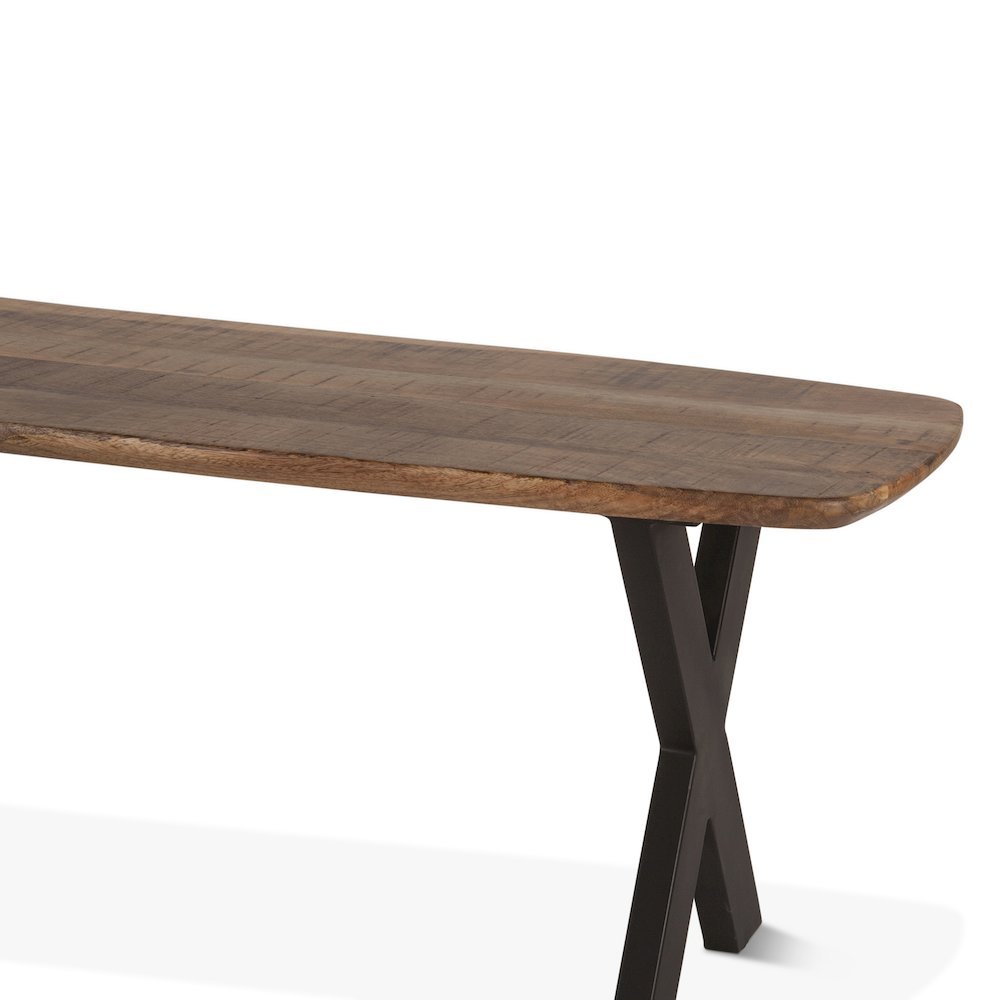 Santa Margherita 60" Bench with Natural Finish. Picture 2