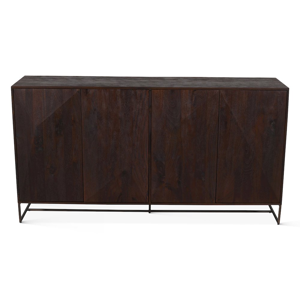 Oxford 76" Sideboard with Walnut Finish. Picture 3