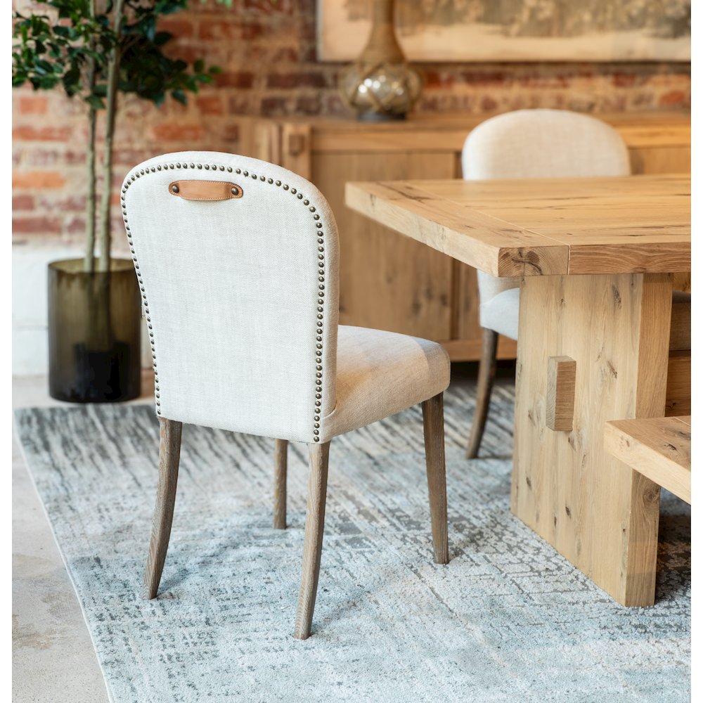 Alpine 85" Dining Table in Distressed Oak. Picture 6