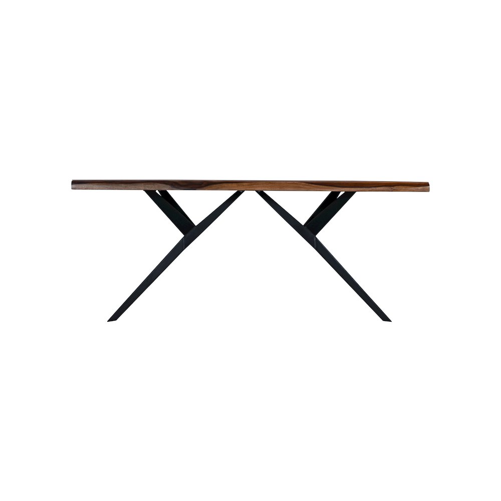 Rosewood 72" Dining Table in Natural Sheesham. Picture 7