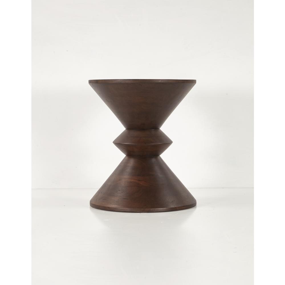 Palm Desert Modern Two Tone Side Table. Picture 4
