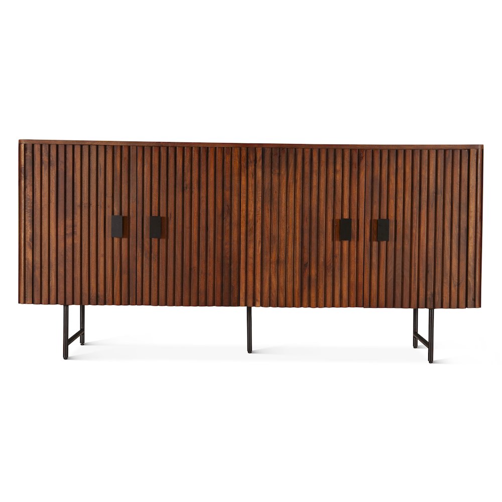 Halden 67" Sideboard Pecan Brown. Picture 7