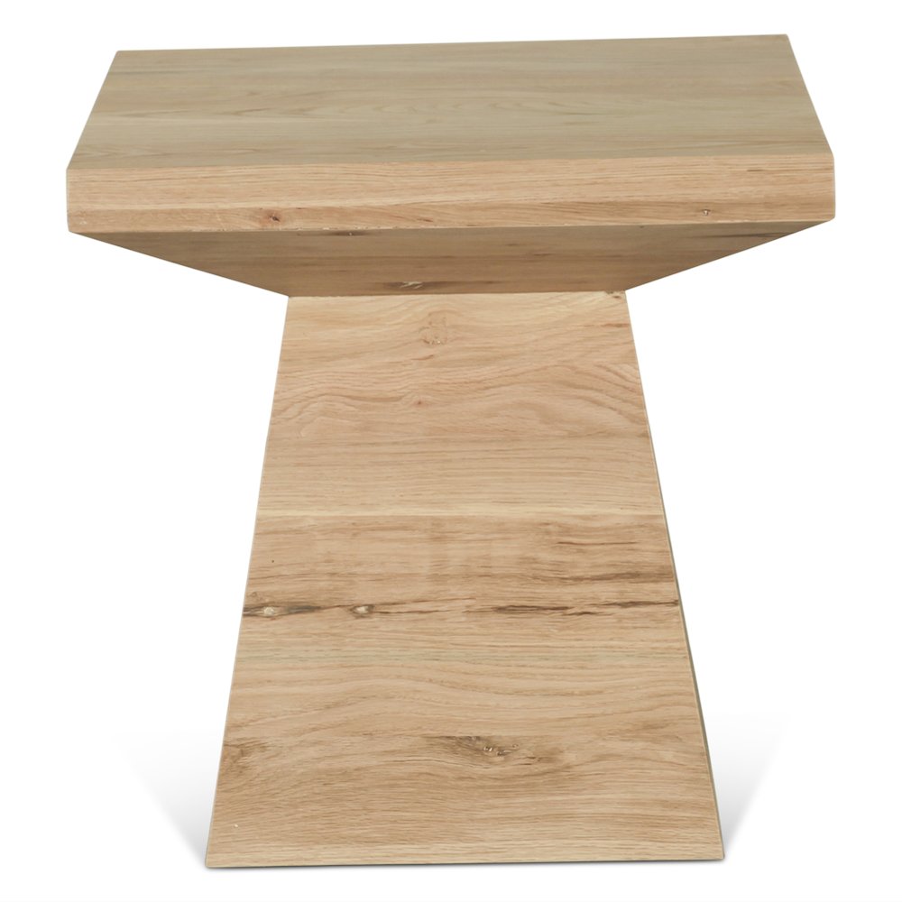 Incus 24" Side Table in Natural Oak. Picture 1