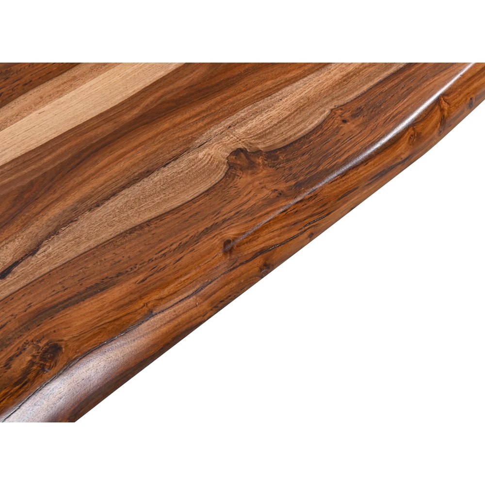 Rosewood 68" Bench in Natural Sheesham. Picture 5