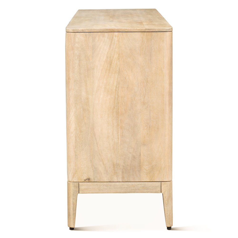 Calabasas 64" Sideboard in Natural White Cane. Picture 4
