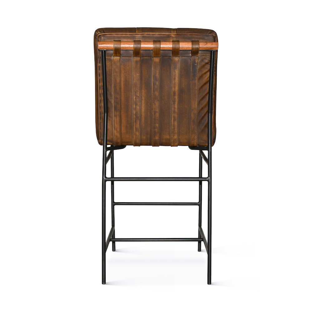 Brisbane Stockton Counter Chair In Antique Whiskey. Picture 3