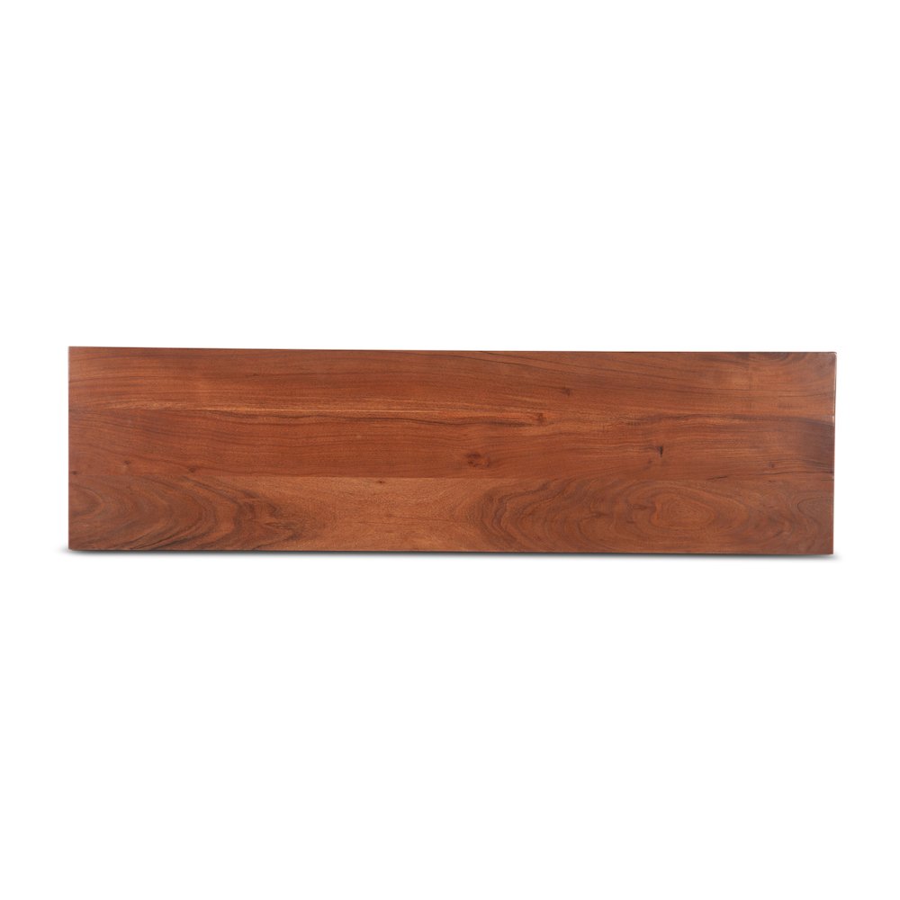 Stavanger 60" Counter Bench in Cinnamon Brown Finish. Picture 5
