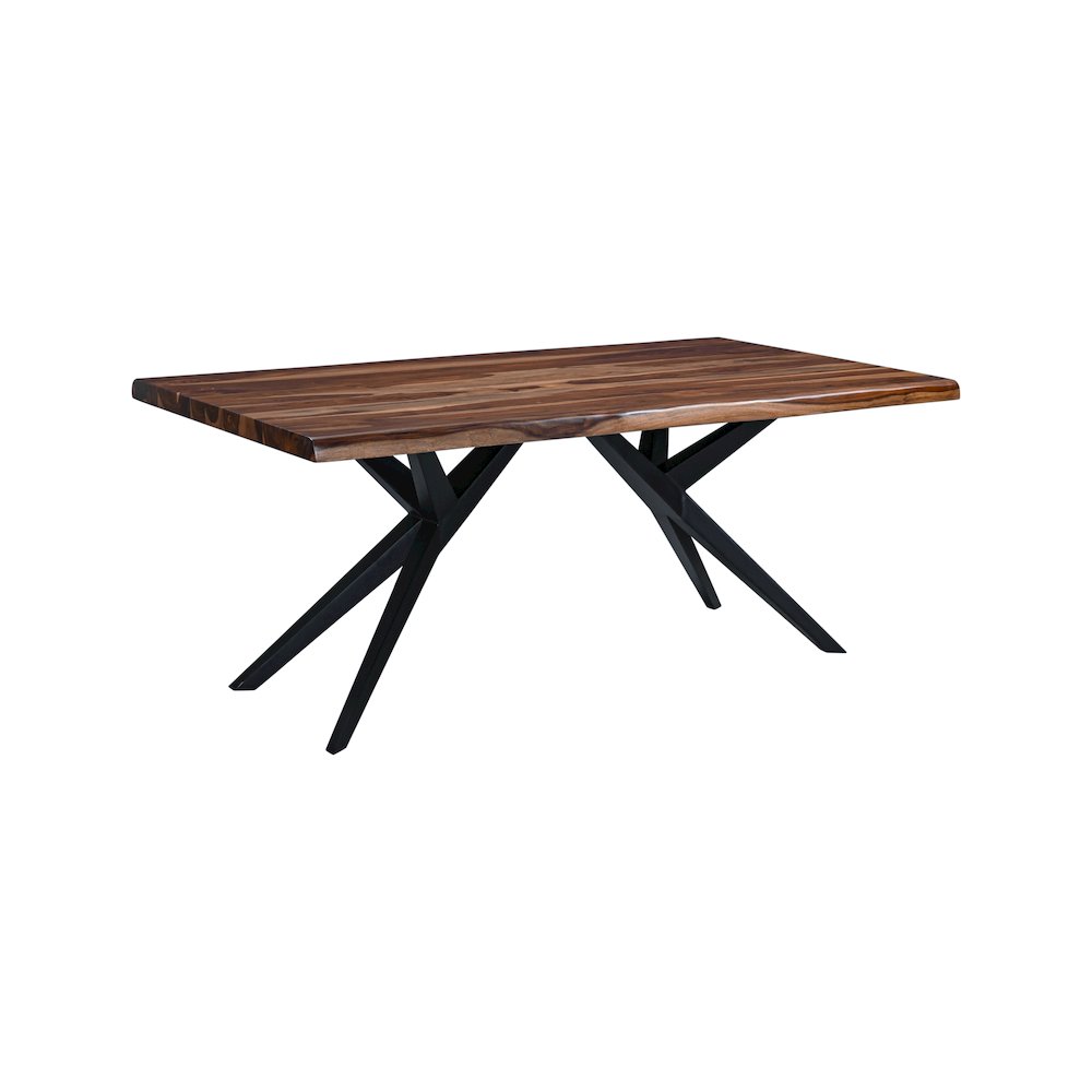 Rosewood 72" Dining Table in Natural Sheesham. Picture 1