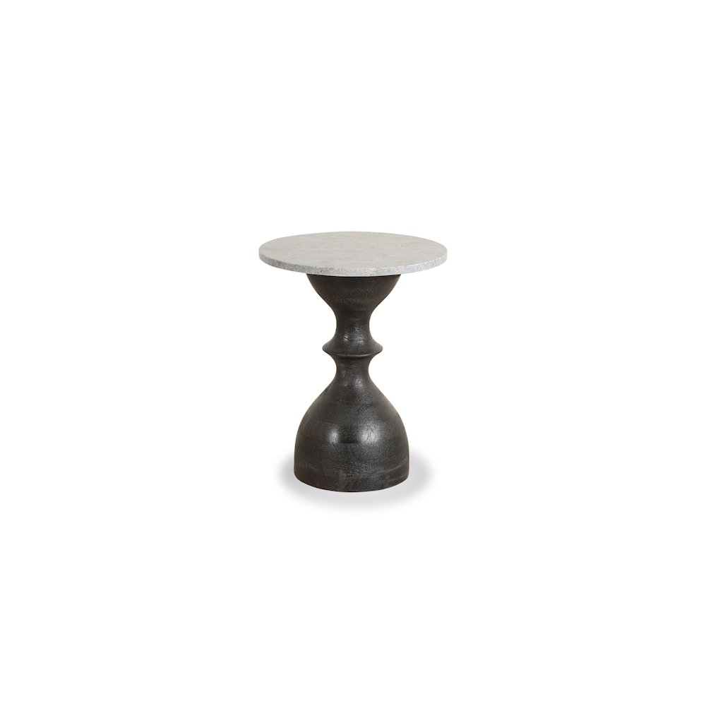 Palm Desert Rustic Marble Side Table. Picture 1