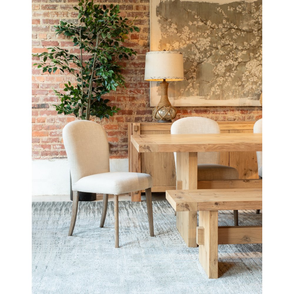 Alpine 85" Dining Table in Distressed Oak. Picture 7