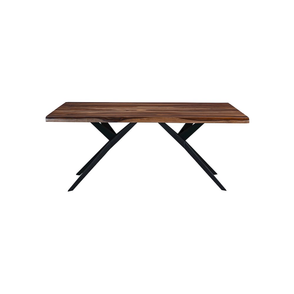 Rosewood 72" Dining Table in Natural Sheesham. Picture 2